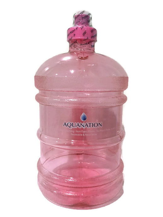 AquaNation 2 Gallon Reusable Food Grade Safe Plastic Water Bottle