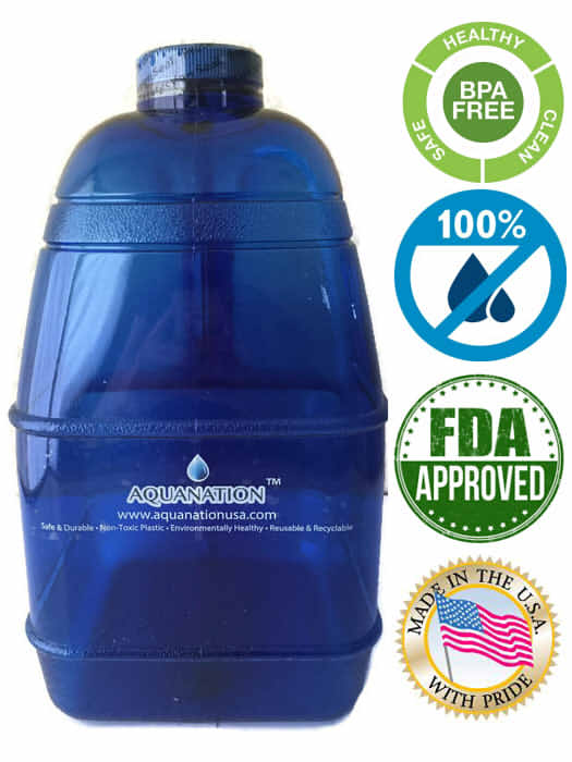 1 Gallon BPA FREE Reusable Leak Proof Plastic Drinking Water