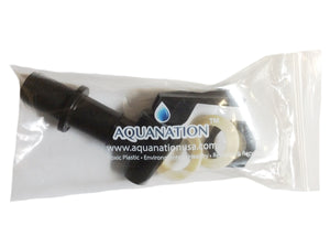 AquaNation BPA Free Replacement Cooler Water Bottle Jug Spigot/ Faucet, Reusable Spout For Water Beverage, Dispenser, Water Crock With Lever Water Tap - Black - AquaNation™ 