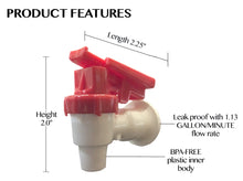 Load image into Gallery viewer, Tomlinson BPA Free Spigot with Safety Locks - AquaNation™ 