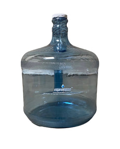 AquaNation 3 Gallon Stubby Reusable Food Grade Plastic Water Bottle Jug Gallon Container Canteen With 48mm Screw On Lid - (Made in USA) - AquaNation™ 