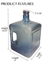Load image into Gallery viewer, AquaNation 3 Gallon Stackable Square Reusable FDA Food Grade Tritan Plastic Water Bottle Jug Gallon Container Canteen - (Made in USA) - AquaNation™ 