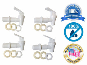 AquaNation BPA Free Replacement Cooler Water Bottle Jug Spigot/ Faucet, Reusable Spout For Water Beverage, Dispenser, Water Crock With Lever Water Tap - AquaNation™ 