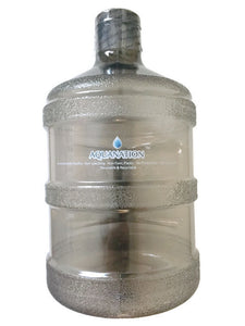 1 Gallon BPA FREE Reusable Plastic Drinking Water Bottle Container - Grey - AquaNation™ 