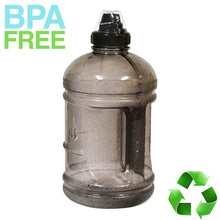 Load image into Gallery viewer, AquaNation 1/2 Gallon PopUp Lid Sports Water Bottle Jug  - Black - AquaNation™ 