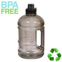 Load image into Gallery viewer, AquaNation 1/2 Gallon PopUp Lid Sports Water Bottle Jug  - Black - AquaNation™ 