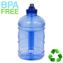 Load image into Gallery viewer, AquaNation 1/2 Gallon PopUp Lid Sports Water Bottle Jug  - Blue - AquaNation™ 
