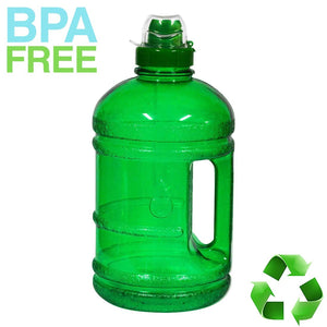 AquaNation 1/2 Gallon PopUp Lid Sports Water Bottle Jug  - Green - AquaNation™ 