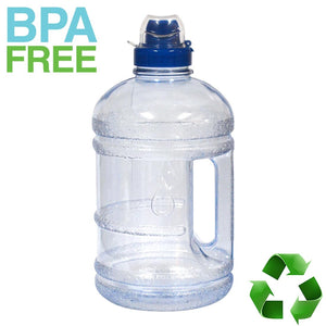 AquaNation 1/2 Gallon PopUp Lid Sports Water Bottle Jug  - Clear - AquaNation™ 