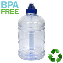 Load image into Gallery viewer, AquaNation 1/2 Gallon PopUp Lid Sports Water Bottle Jug  - Clear - AquaNation™ 