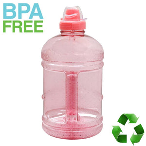AquaNation 1/2 Gallon PopUp Lid Sports Water Bottle Jug  - Pink - AquaNation™ 
