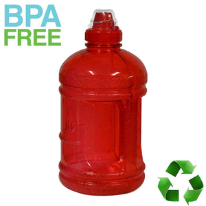 AquaNation 1/2 Gallon PopUp Lid Sports Water Bottle Jug  - Red - AquaNation™ 