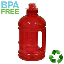 Load image into Gallery viewer, AquaNation 1/2 Gallon PopUp Lid Sports Water Bottle Jug  - Red - AquaNation™ 