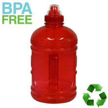 Load image into Gallery viewer, AquaNation 1/2 Gallon PopUp Lid Sports Water Bottle Jug  - Red - AquaNation™ 
