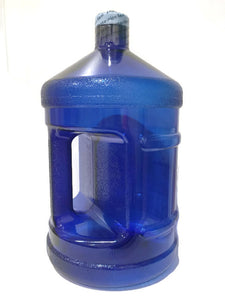 1 Gallon Poly-Carbonate Reusable Plastic Drinking Water Bottle Container - Dark Blue - AquaNation™ 