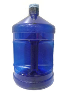 1 Gallon Poly-Carbonate Reusable Plastic Drinking Water Bottle Container - Dark Blue - AquaNation™ 