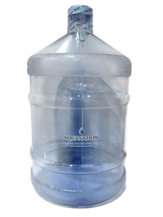 1 Gallon Poly-Carbonate Reusable Plastic Drinking Water Bottle Container - AquaNation™ 