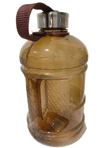 AquaNation 1/2 Gallon Stainless Steel Lid Sports Water Bottle Jug  - Brown - AquaNation™ 