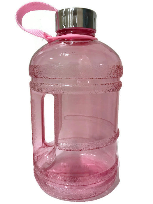 AquaNation 1/2 Gallon Stainless Steel Lid Sports Water Bottle Jug  - Pink - AquaNation™ 
