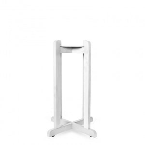 27" Wood Counter Stand Display for Water Crock or Beverage Dispenser - White - AquaNation™ 